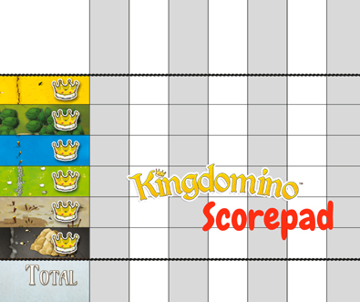 kingdomino scorepad
