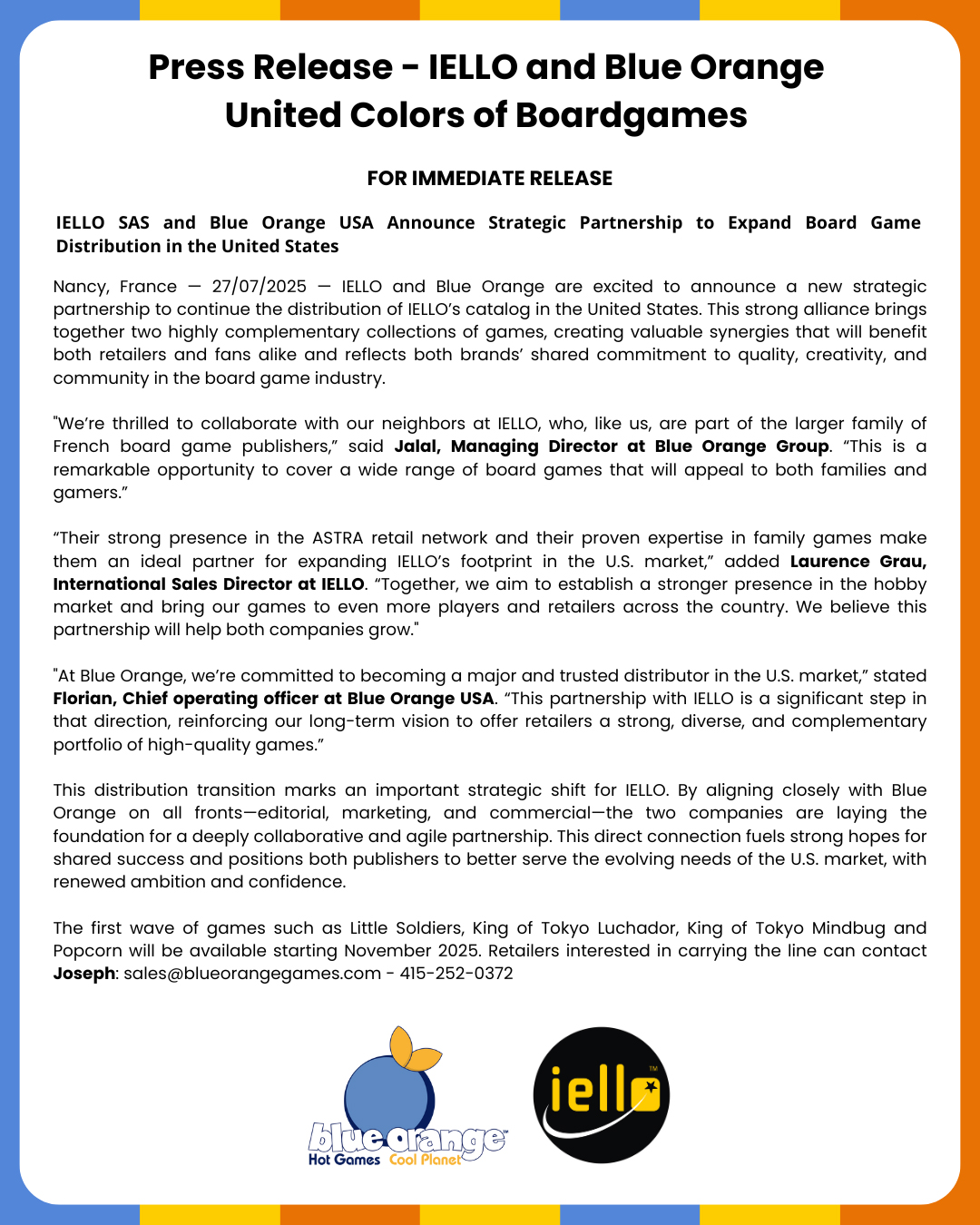 iello press release